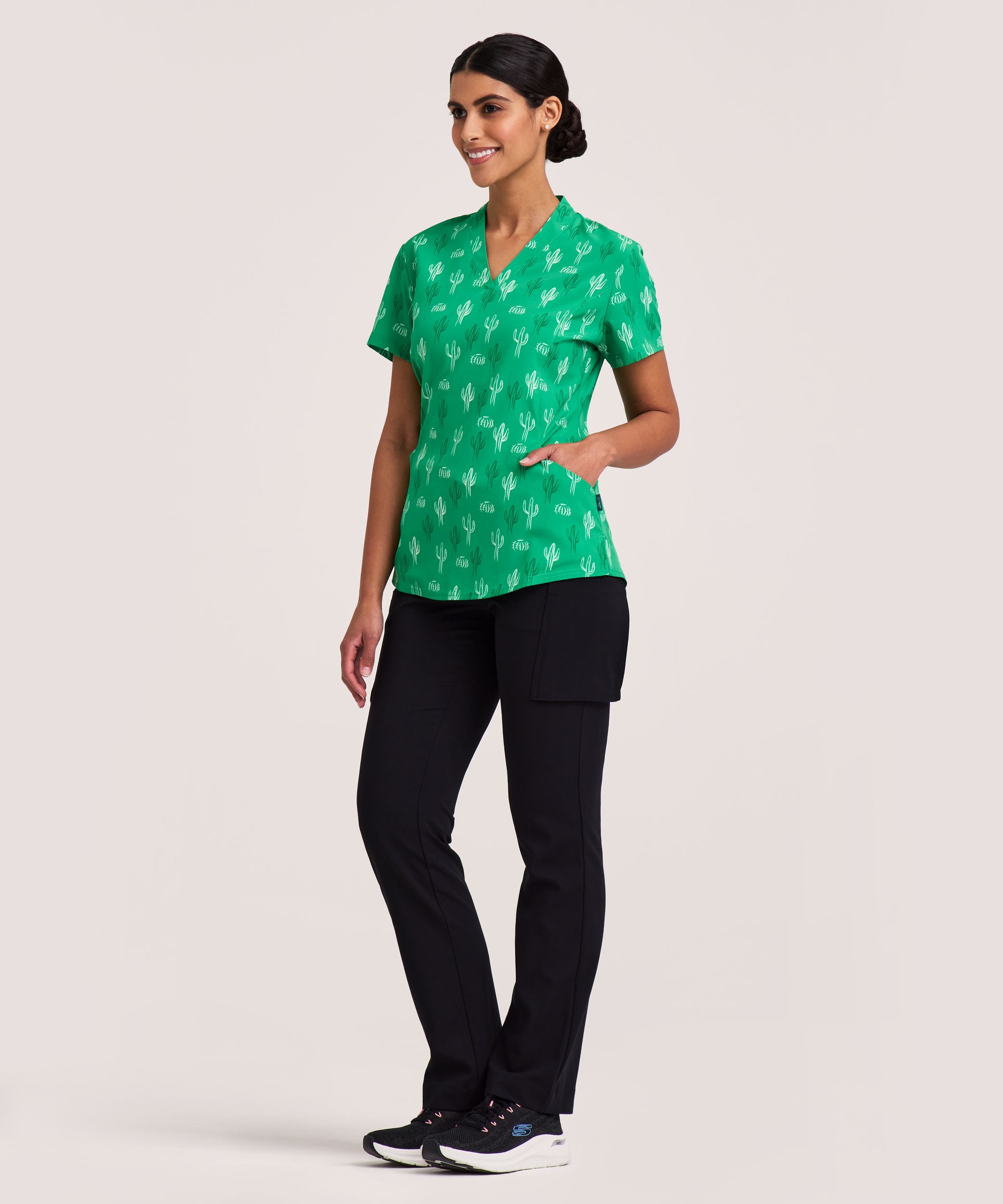 Health Pro Women's V-Neck Scrub Top