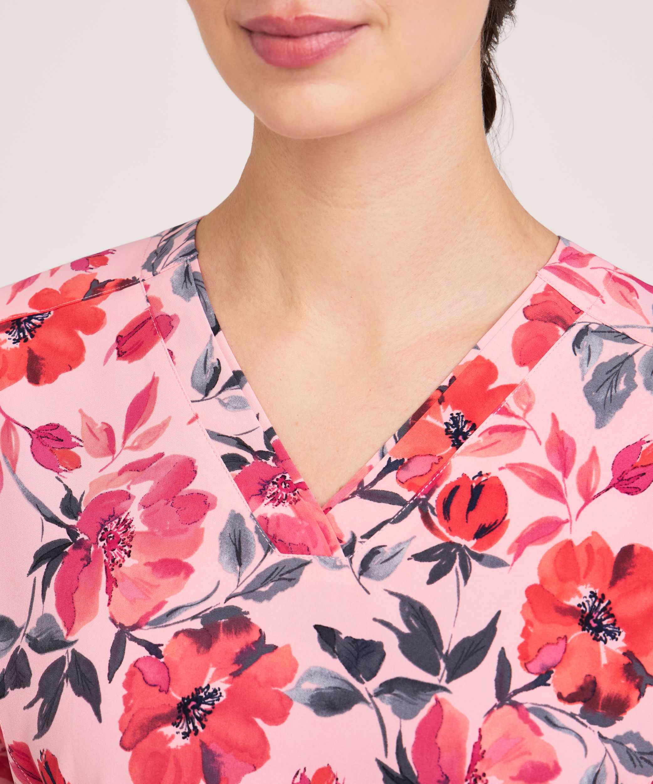 Health Pro Women's V-Neck Scrub Top