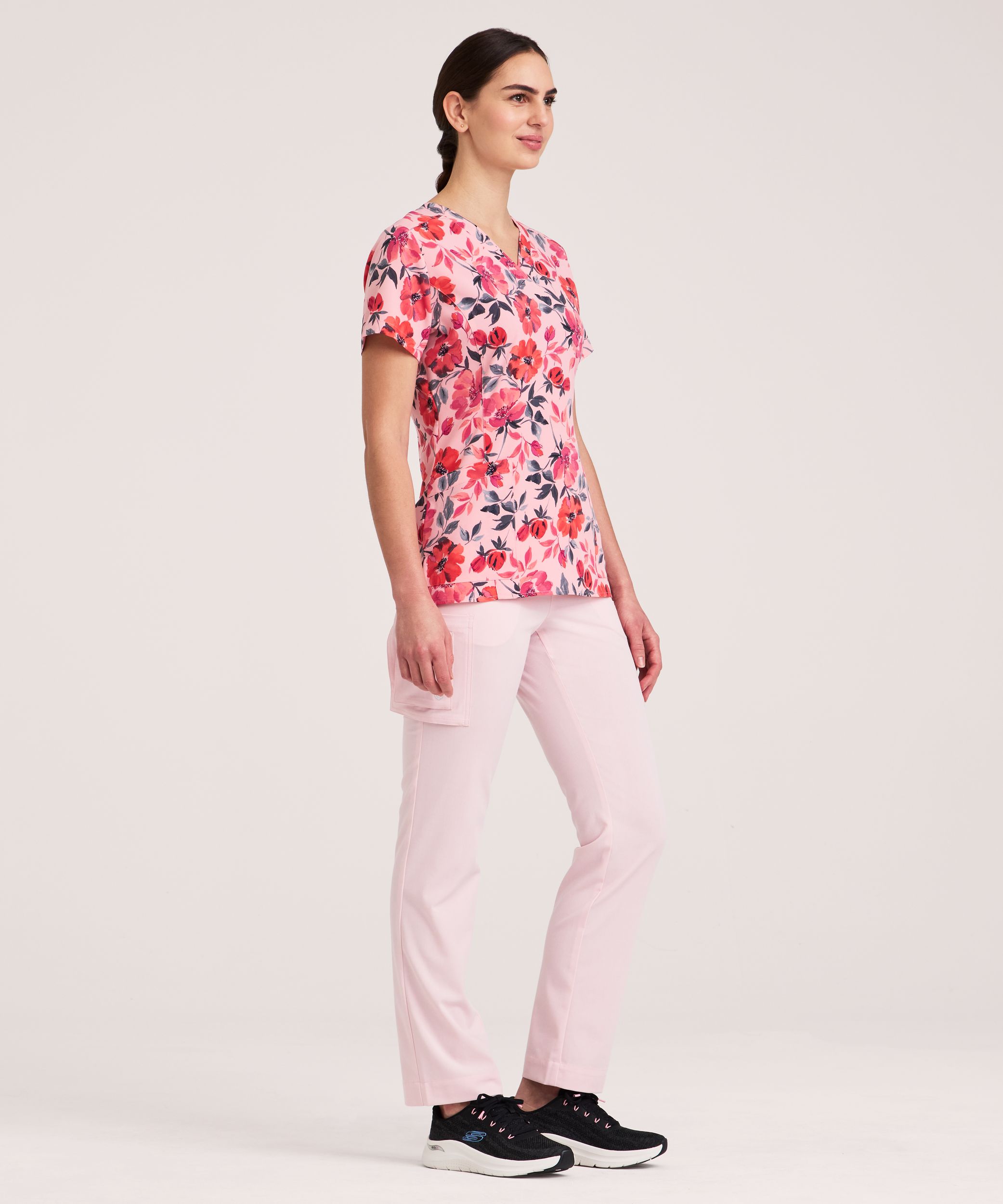 Health Pro Women's V-Neck Scrub Top