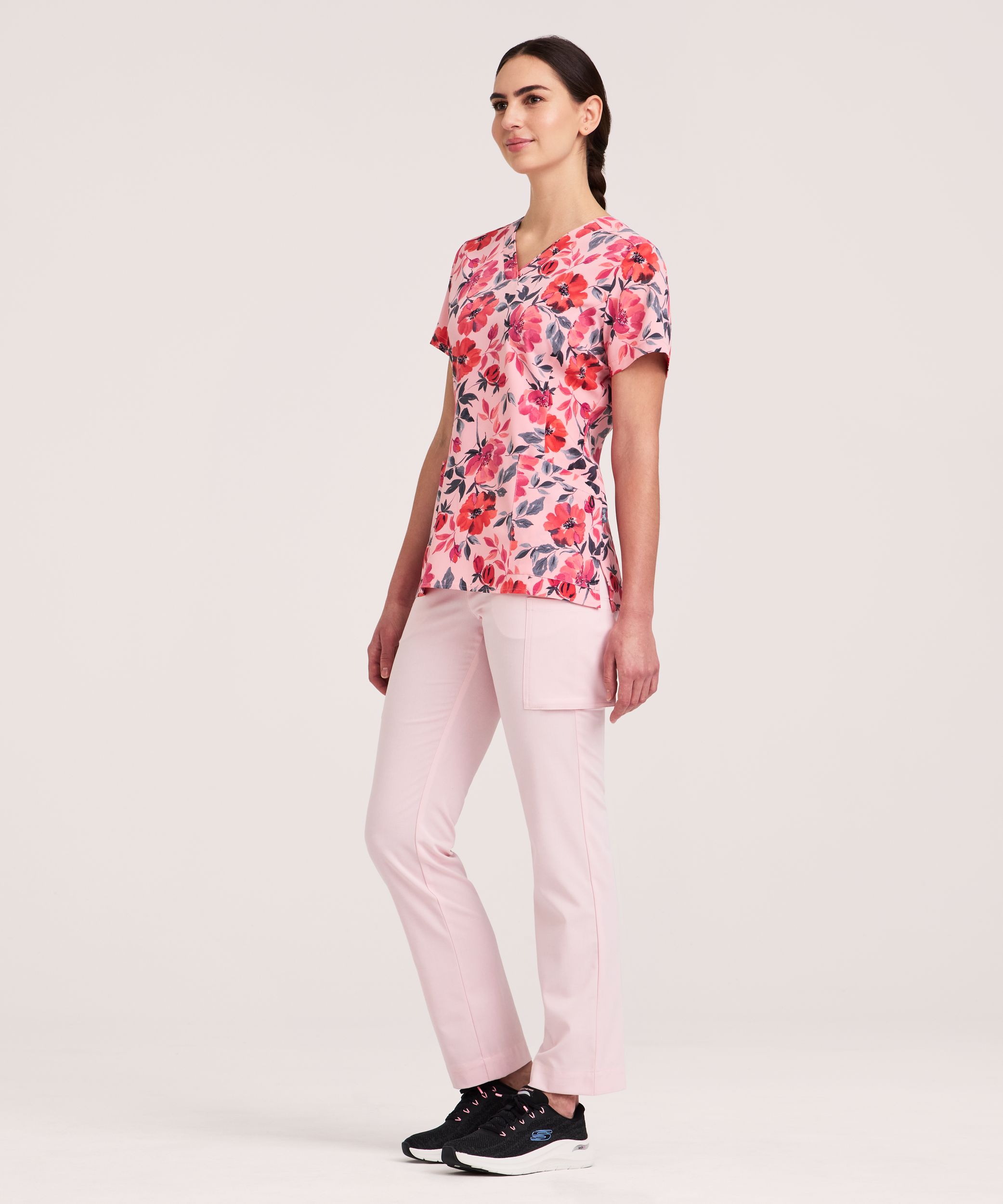 Health Pro Women's V-Neck Scrub Top