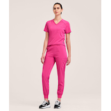 Scrubletics Women's Slim Fit Scrub Joggers Front_Flat