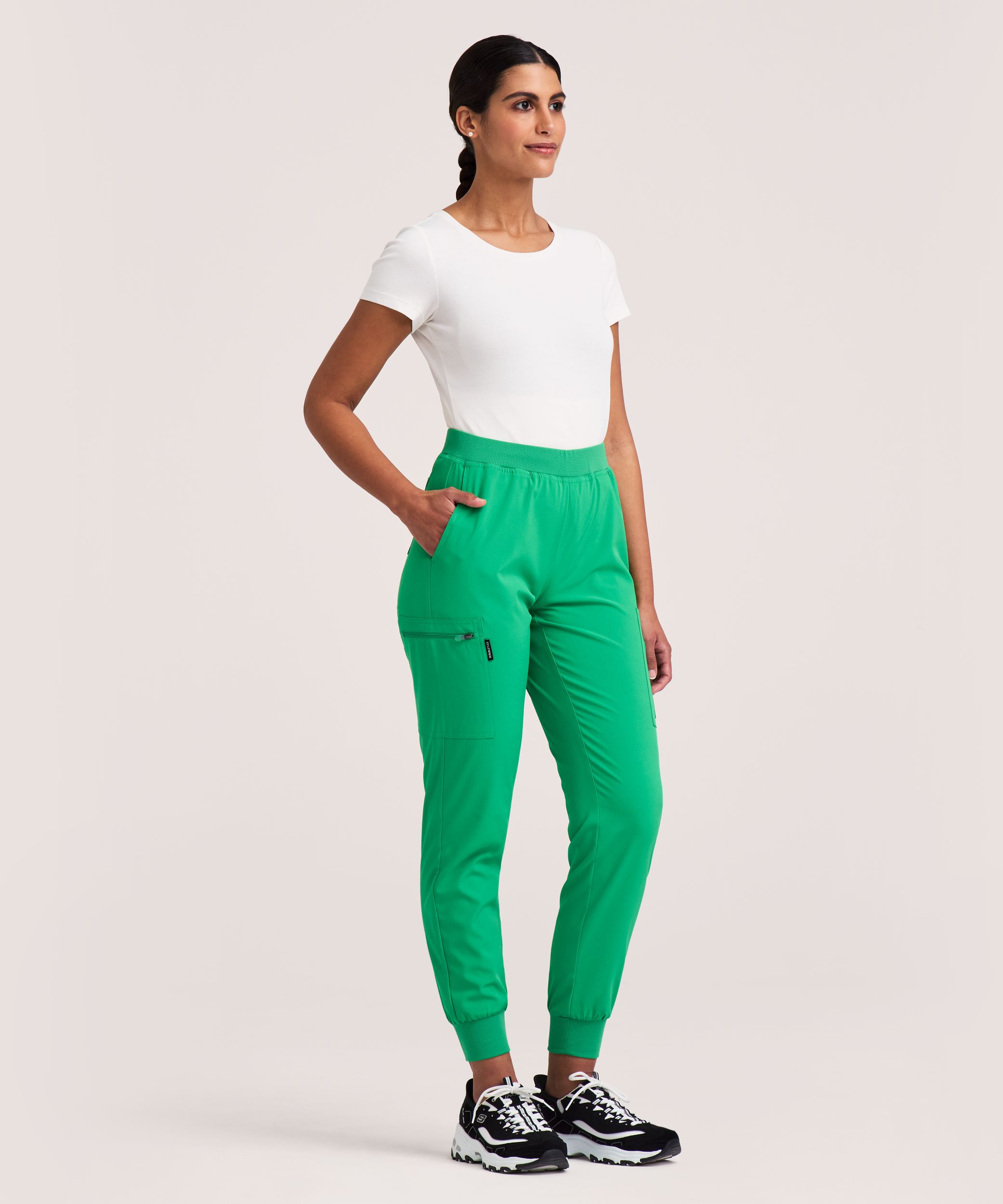 Pantalon d’uniforme médical de style jogging pour femmes, Scrubletics
