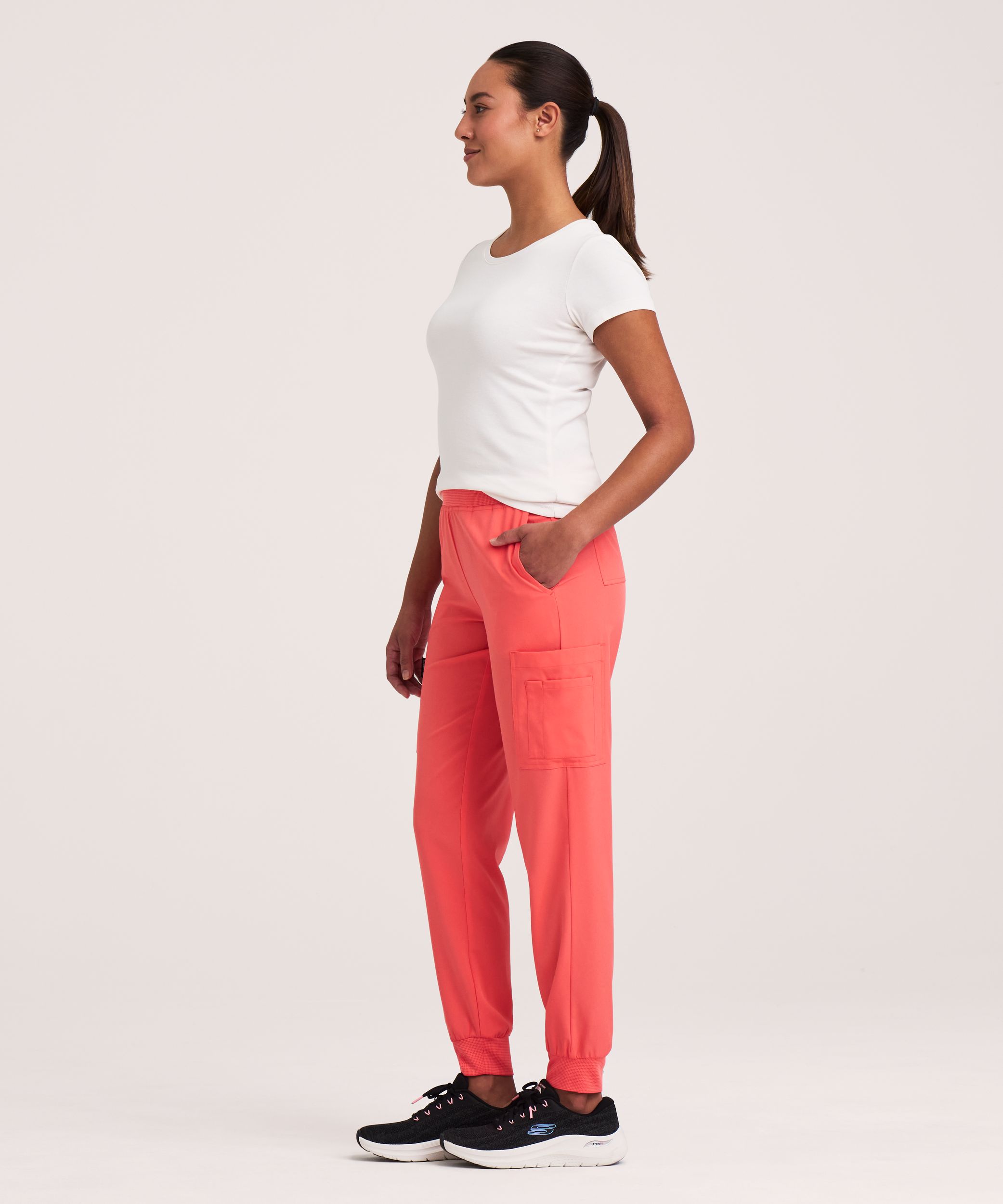 Pantalon d’uniforme médical de style jogging pour femmes, Scrubletics