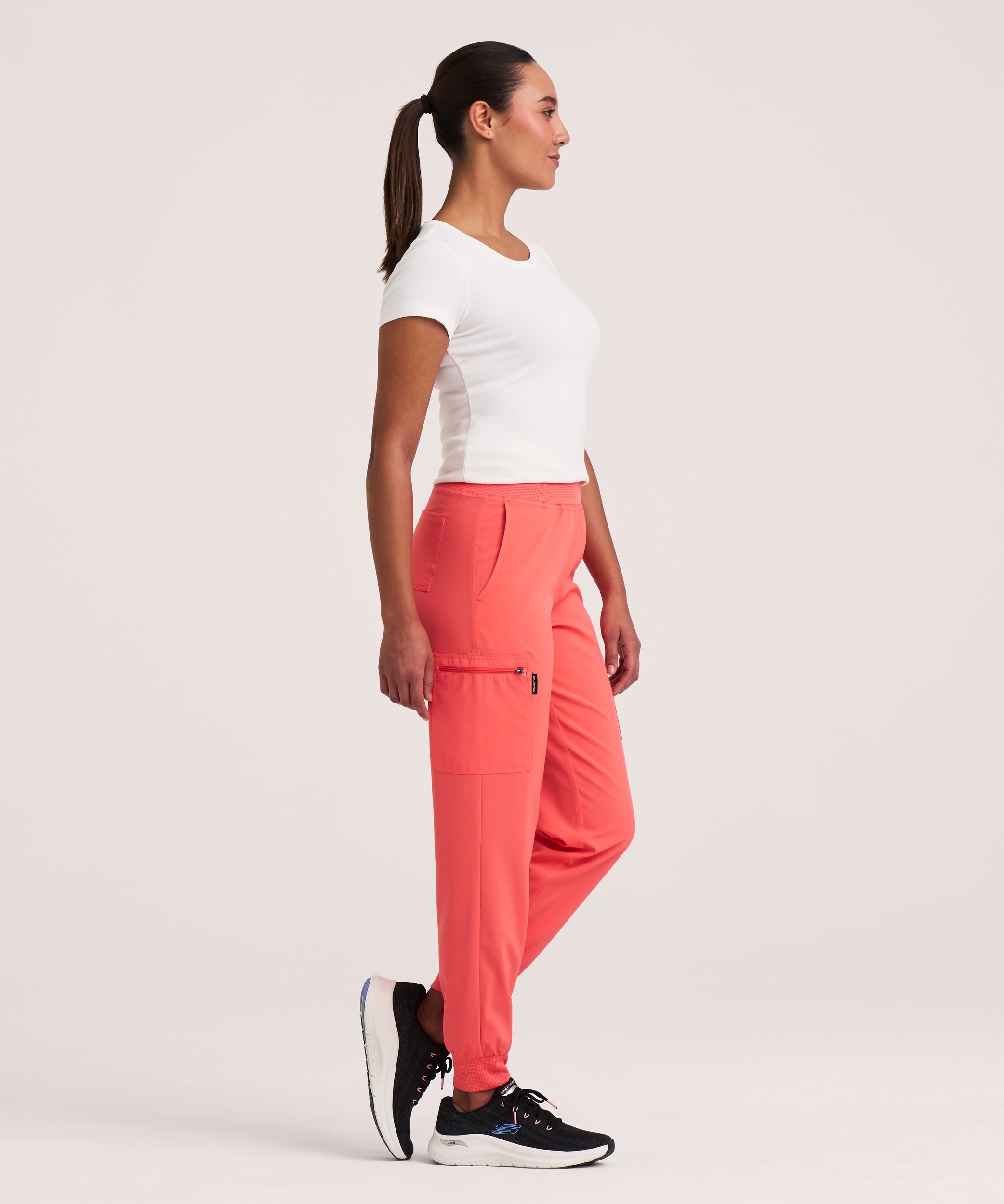 Pantalon d’uniforme médical de style jogging pour femmes, Scrubletics