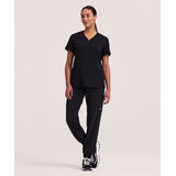 Haut d’uniforme médical à encolure en V Performance pour femmes, Scrubletics Front_Flat