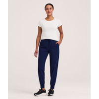 Pantalon d’uniforme médical de style jogging Performance pour femmes, Scrubletics Front_Flat