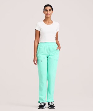 Scrubletics Women's Performance Yoga Waist Cargo Scrub Pants