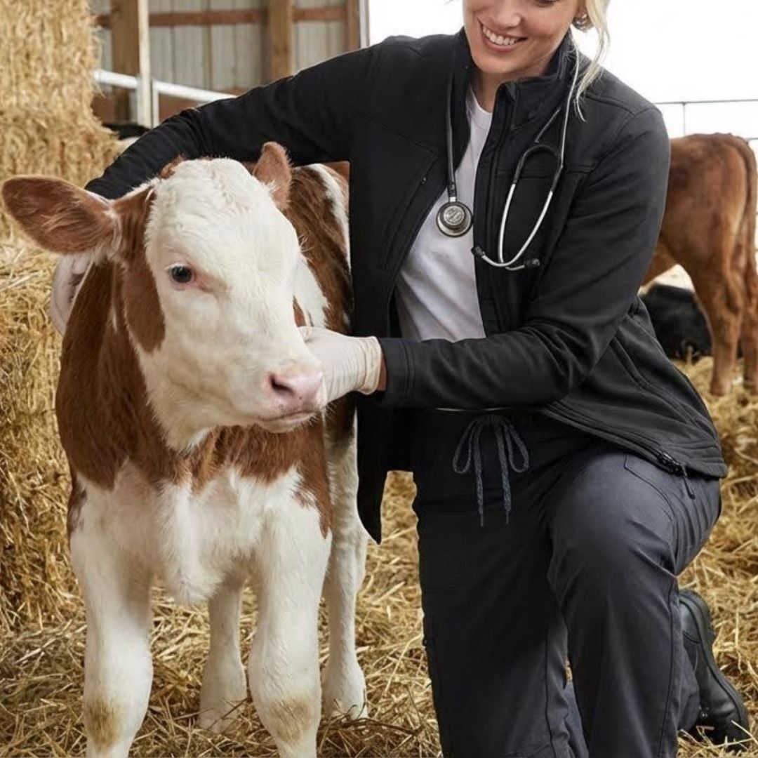 Carhartt Women's Rugged Flex Bonded Fleece Scrub Jacket