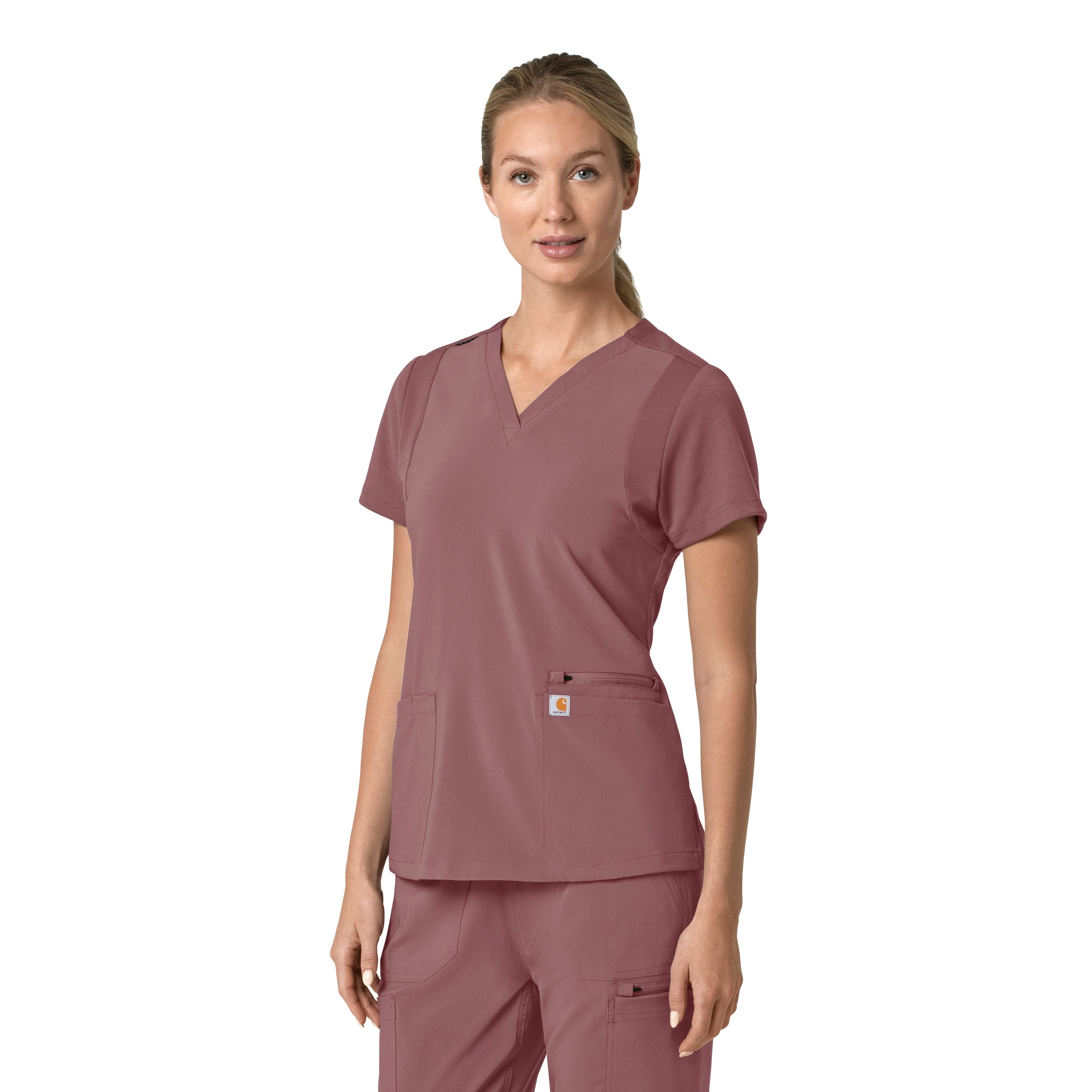 Haut d'uniforme médical de coupe moderne avec panneaux flexibles pour femmes, Cross Flex, Carhartt