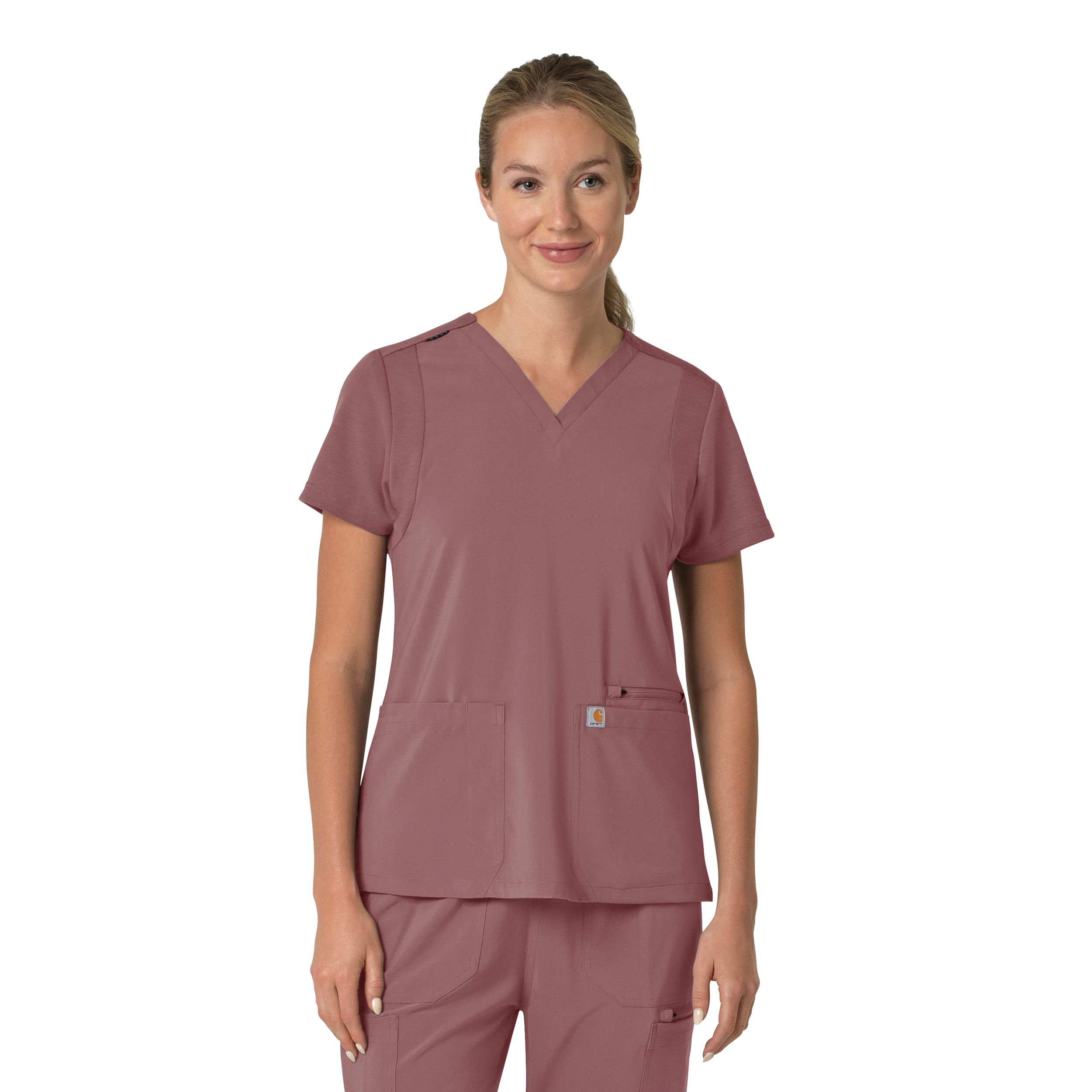 Haut d'uniforme médical de coupe moderne avec panneaux flexibles pour femmes, Cross Flex, Carhartt