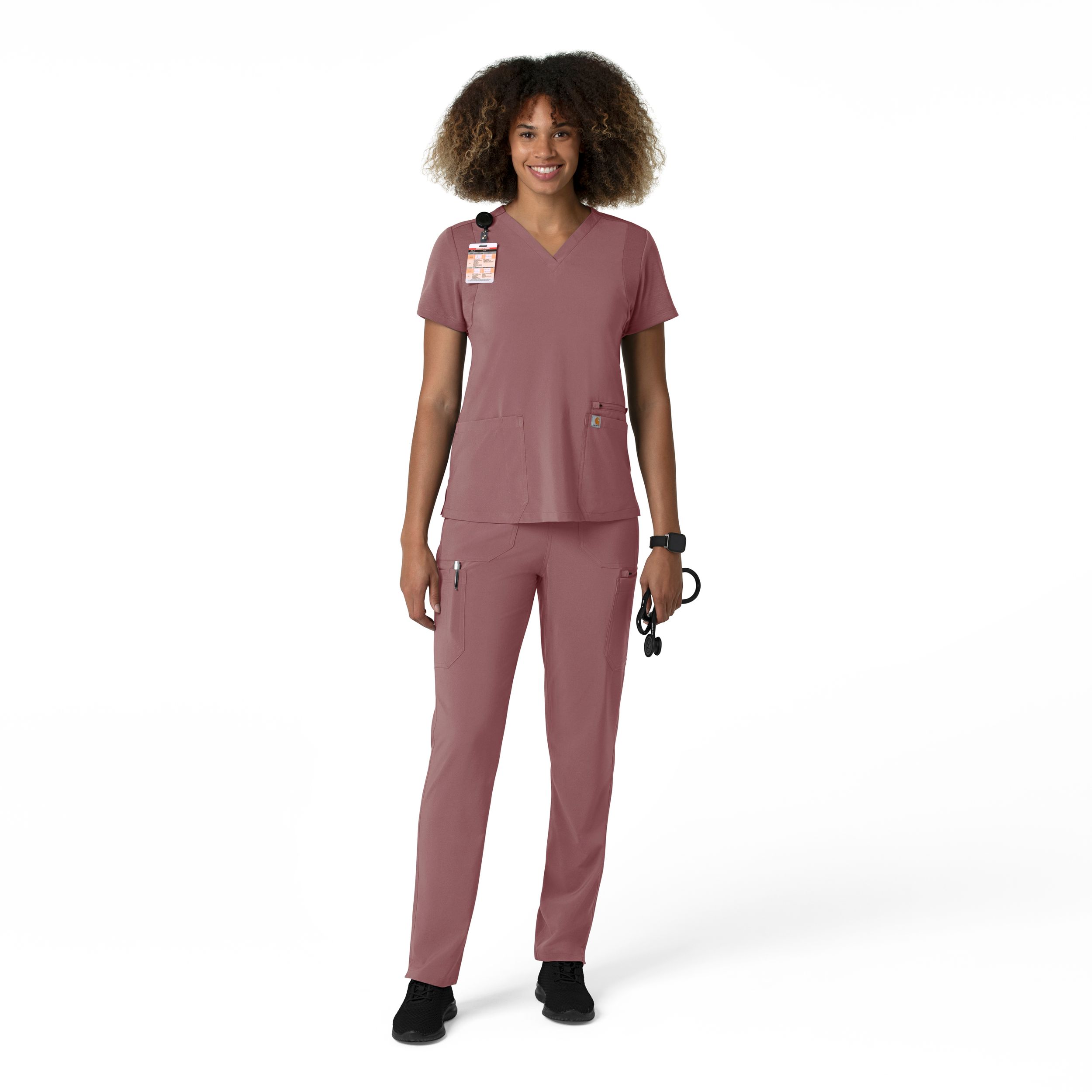 Pantalon d'uniforme médical à coupe moderne et à jambe droite pour femmes, Cross Flex, Carhartt