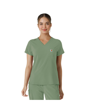 Carhartt Women's Cross Flex Tuck-In Scrub Top