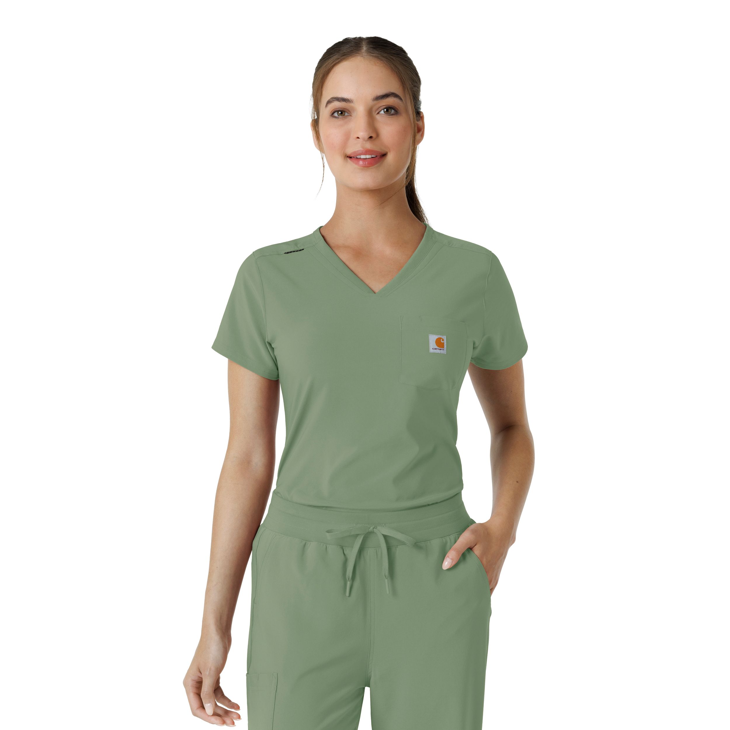 Haut d'uniforme médical à porter à l'intérieur du pantalon pour femmes, Cross Flex, Carhartt
