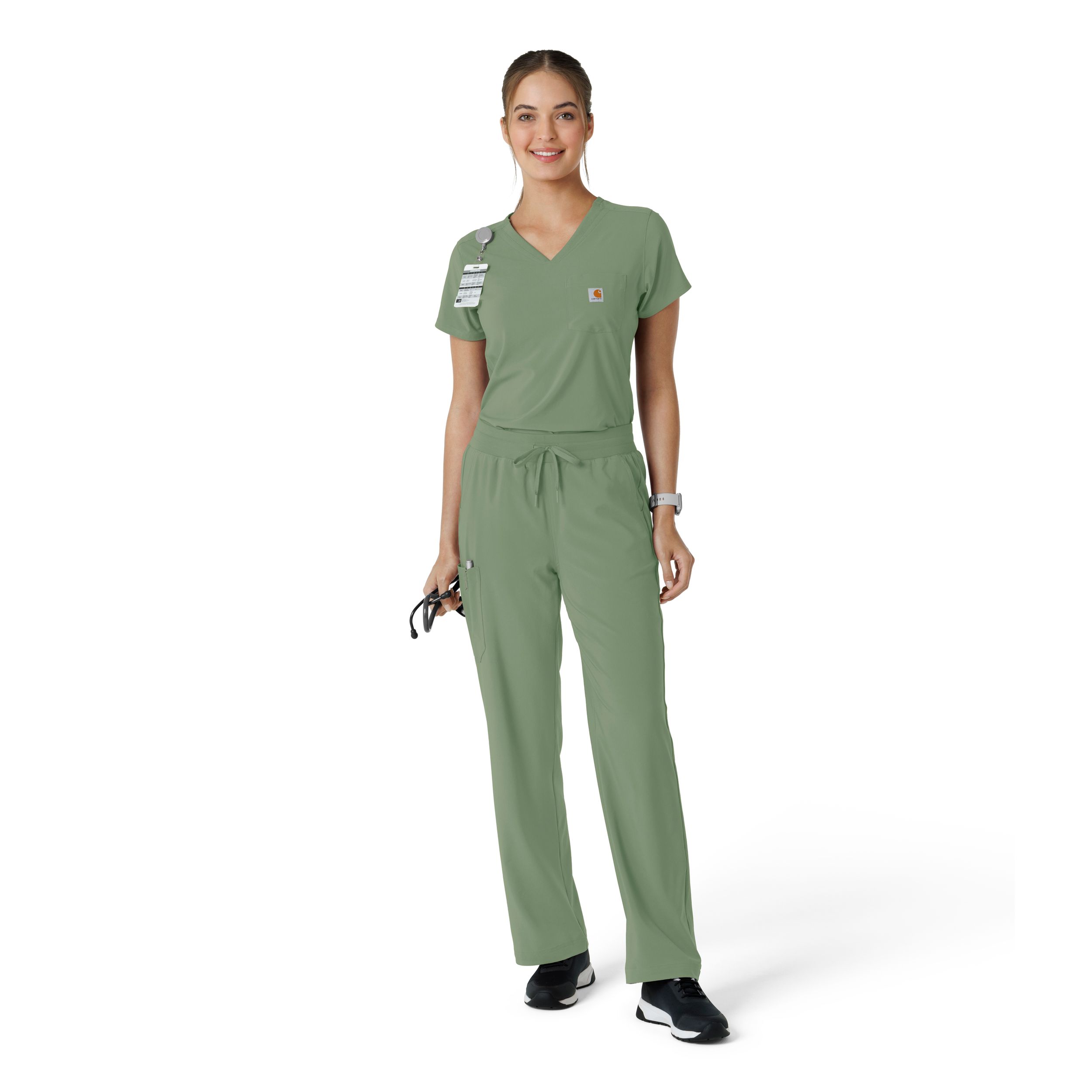 Haut d'uniforme médical à porter à l'intérieur du pantalon pour femmes, Cross Flex, Carhartt