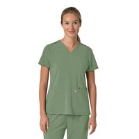 Haut d'uniforme médical de coupe moderne avec panneaux flexibles pour femmes, Cross Flex, Carhartt Front_Flat