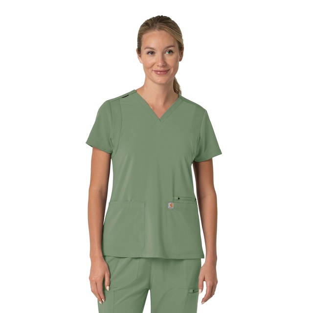 Haut d'uniforme médical de coupe moderne avec panneaux flexibles pour femmes, Cross Flex, Carhartt
