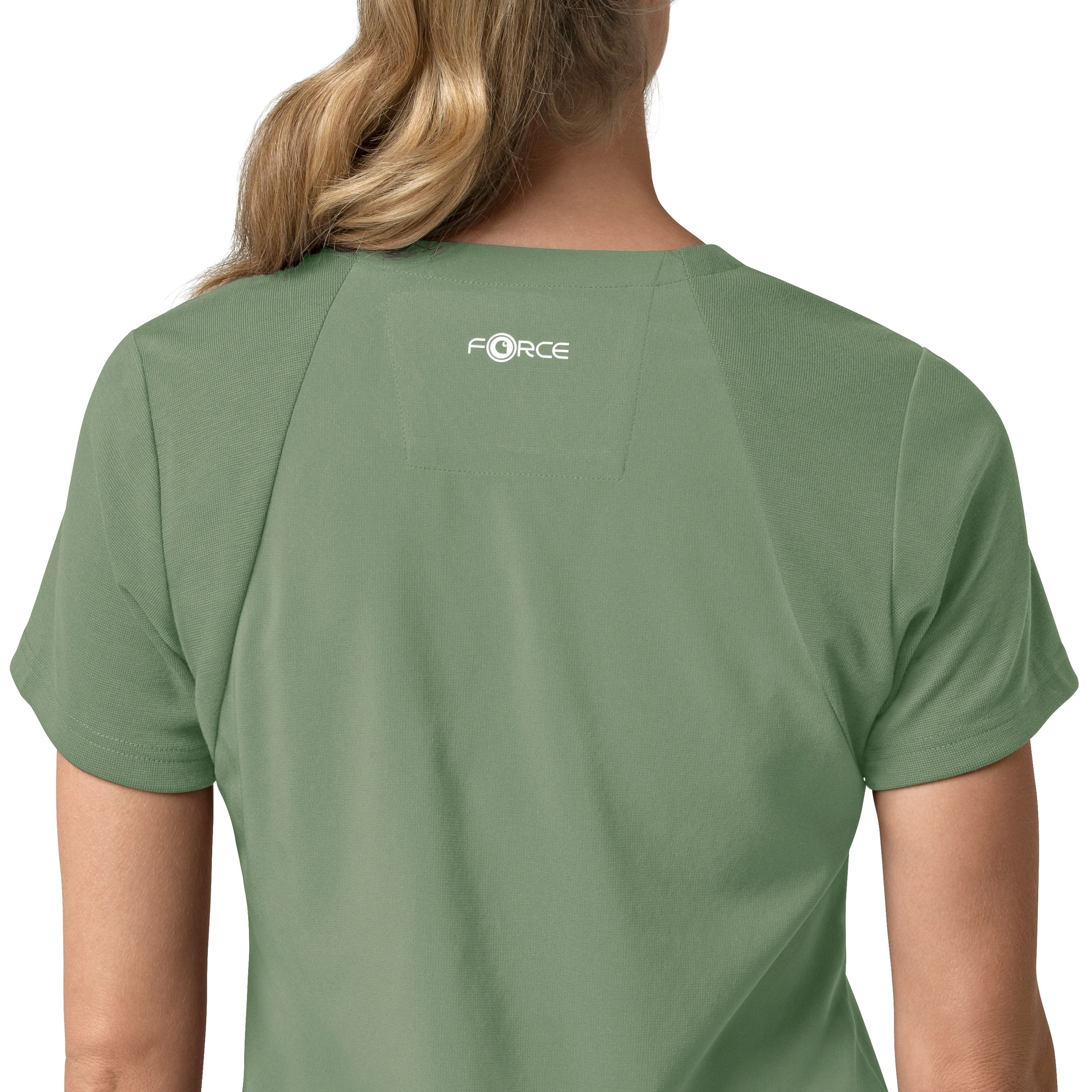 Carhartt Women's Cross-Flex Modern Fit Flex Panel Scrub Top