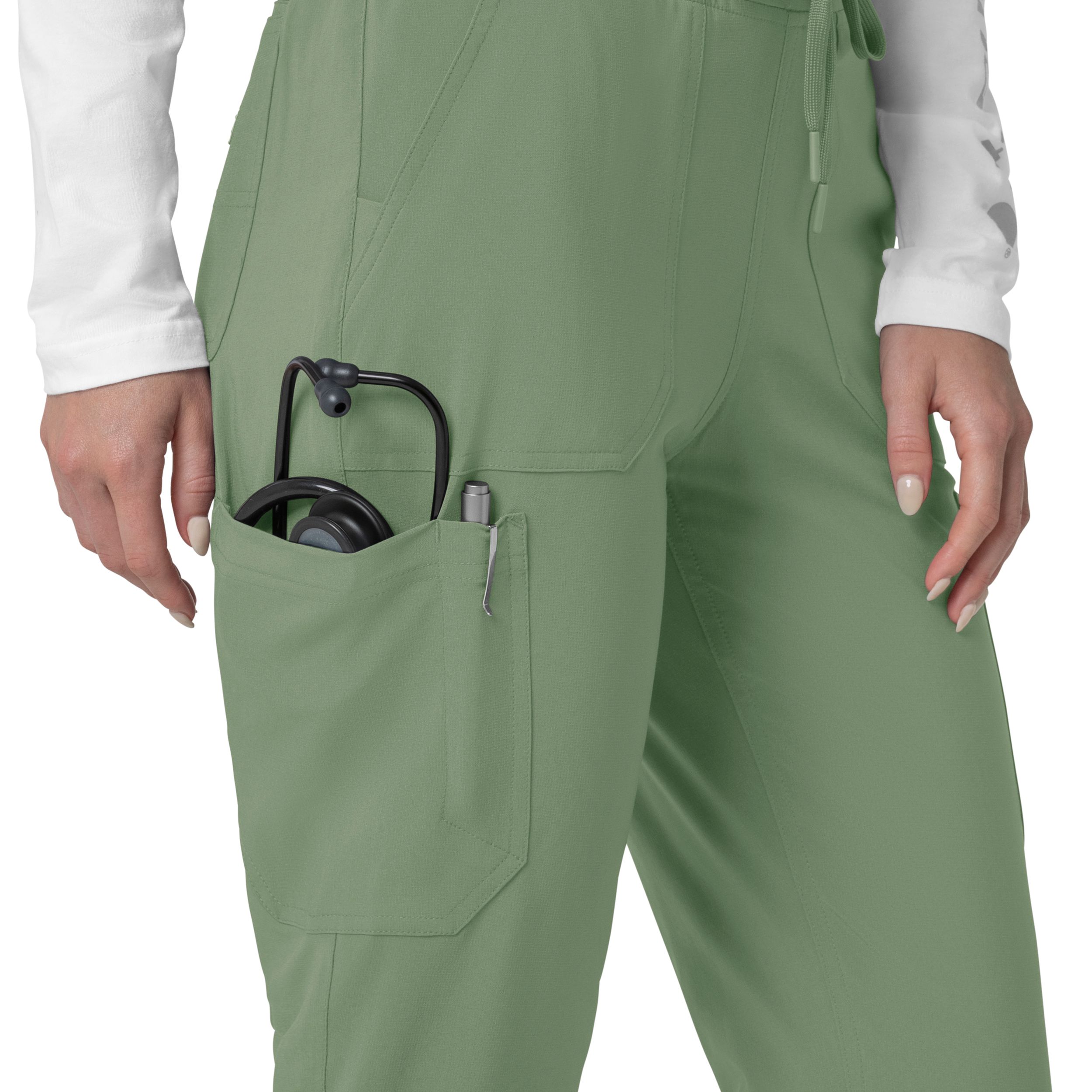 Pantalon d’uniforme médical cargo de style jogging et de coupe moderne pour femmes, Cross Flex, Carhartt