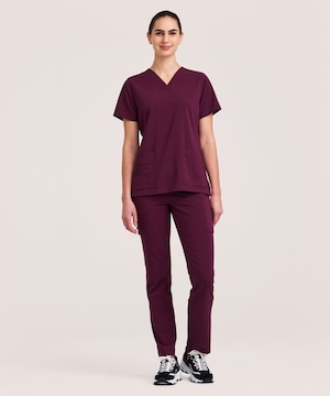 Haut d’uniforme médical à encolure en V pour femmes, Health Pro