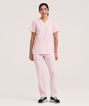 Haut d’uniforme médical à encolure en V pour femmes, Health Pro