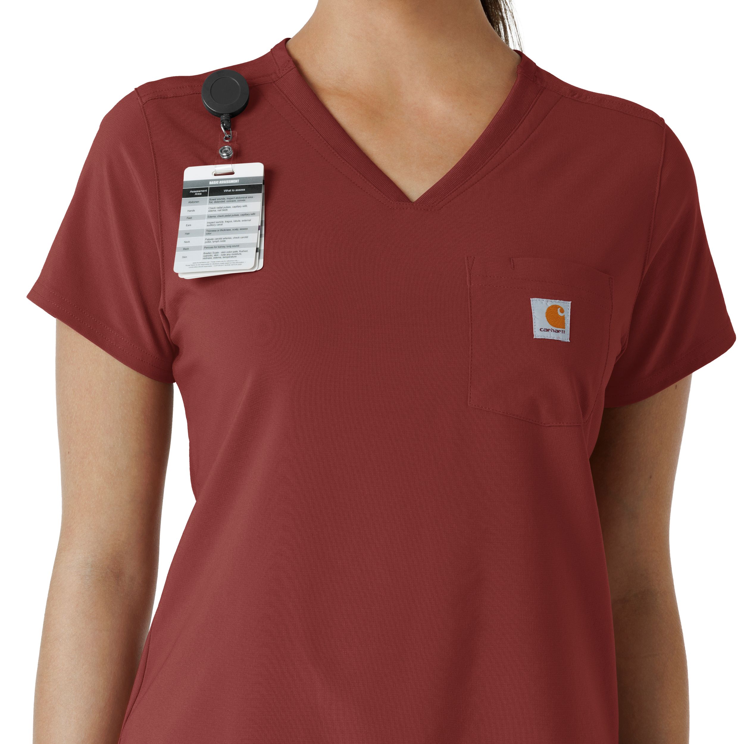 Carhartt Women's Cross Flex Tuck-In Scrub Top