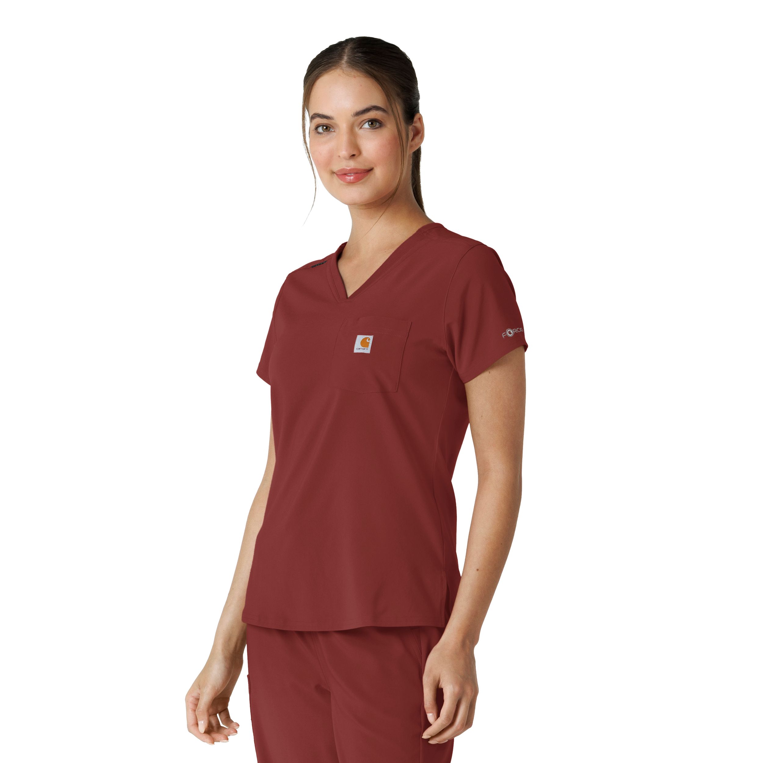 Carhartt Women's Cross Flex Tuck-In Scrub Top