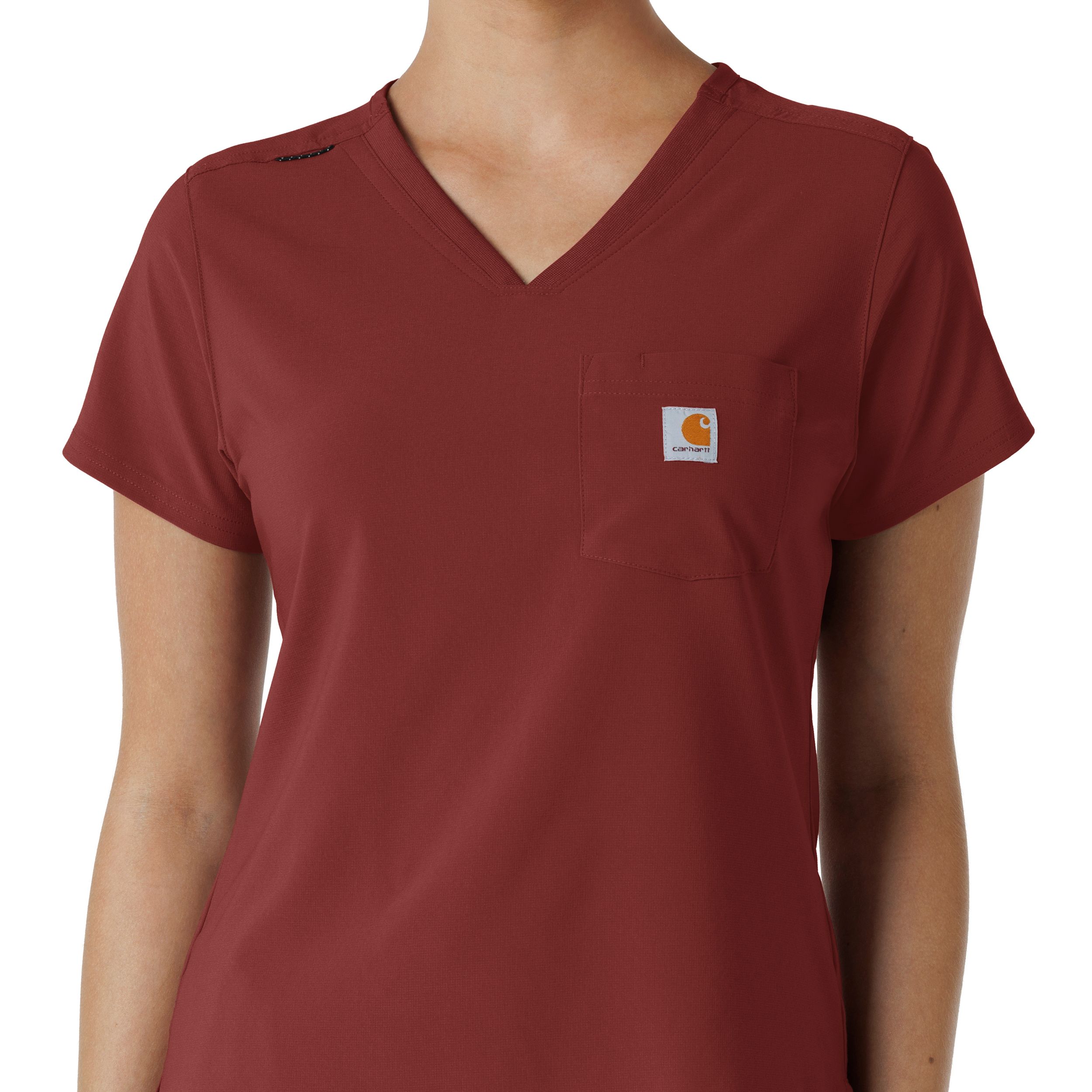 Carhartt Women's Cross Flex Tuck-In Scrub Top