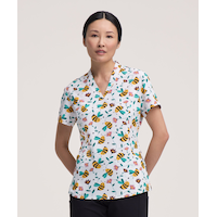 Haut d’uniforme médical à encolure en V pour femmes, Health Pro