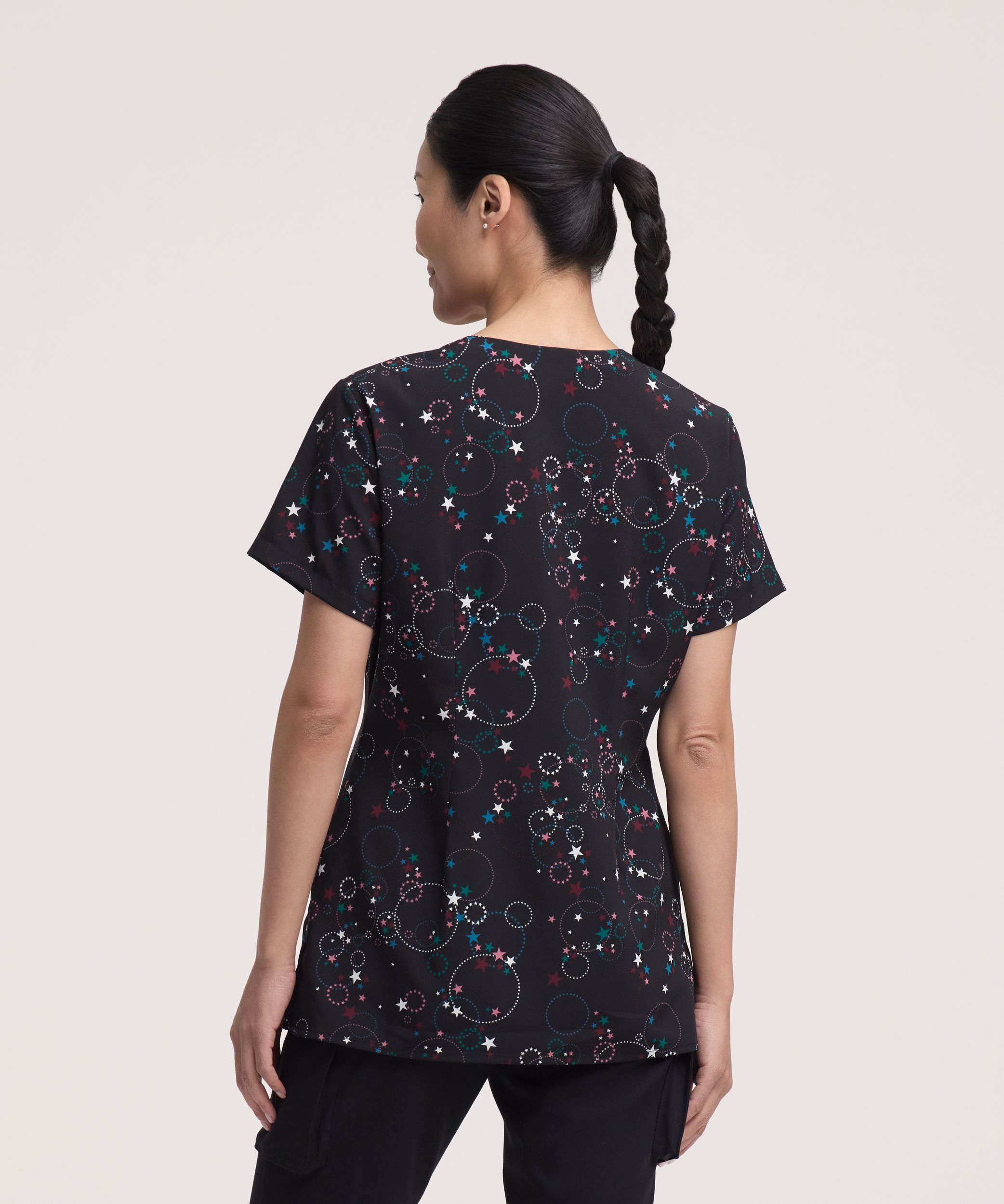 Haut d’uniforme médical à encolure en V pour femmes, Health Pro