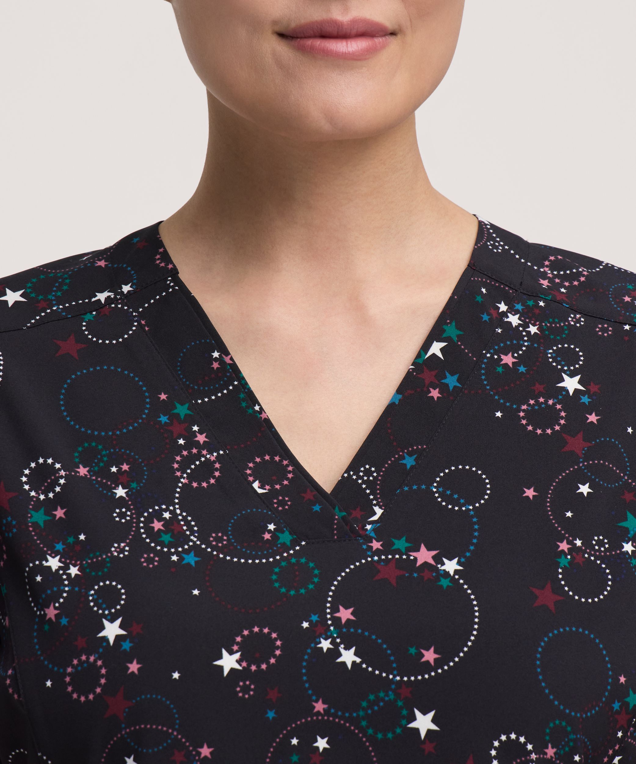 Haut d’uniforme médical à encolure en V pour femmes, Health Pro