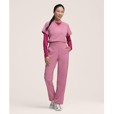 Scrubletics Women's Yoga Waist Cargo Scrub Pants Front_Flat