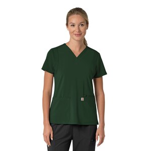 Carhartt Women's Cross Flex Modern Fit Scrub Top