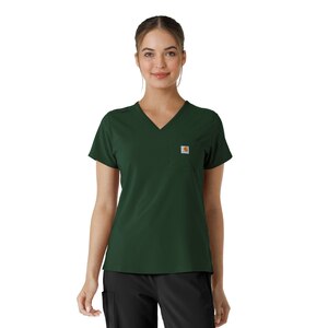 Carhartt Women's Cross Flex Tuck-In Scrub Top
