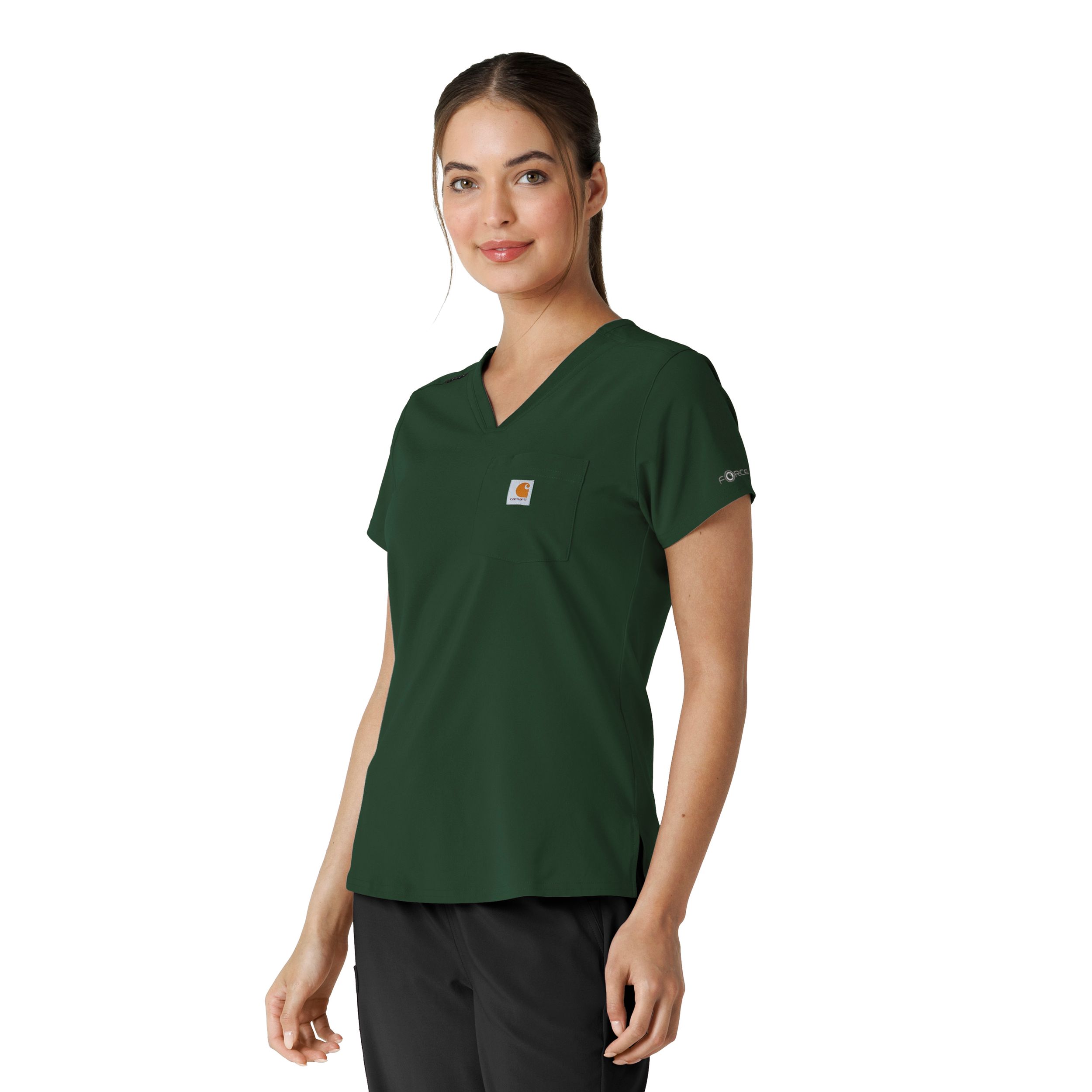 Carhartt Women's Cross Flex Tuck-In Scrub Top