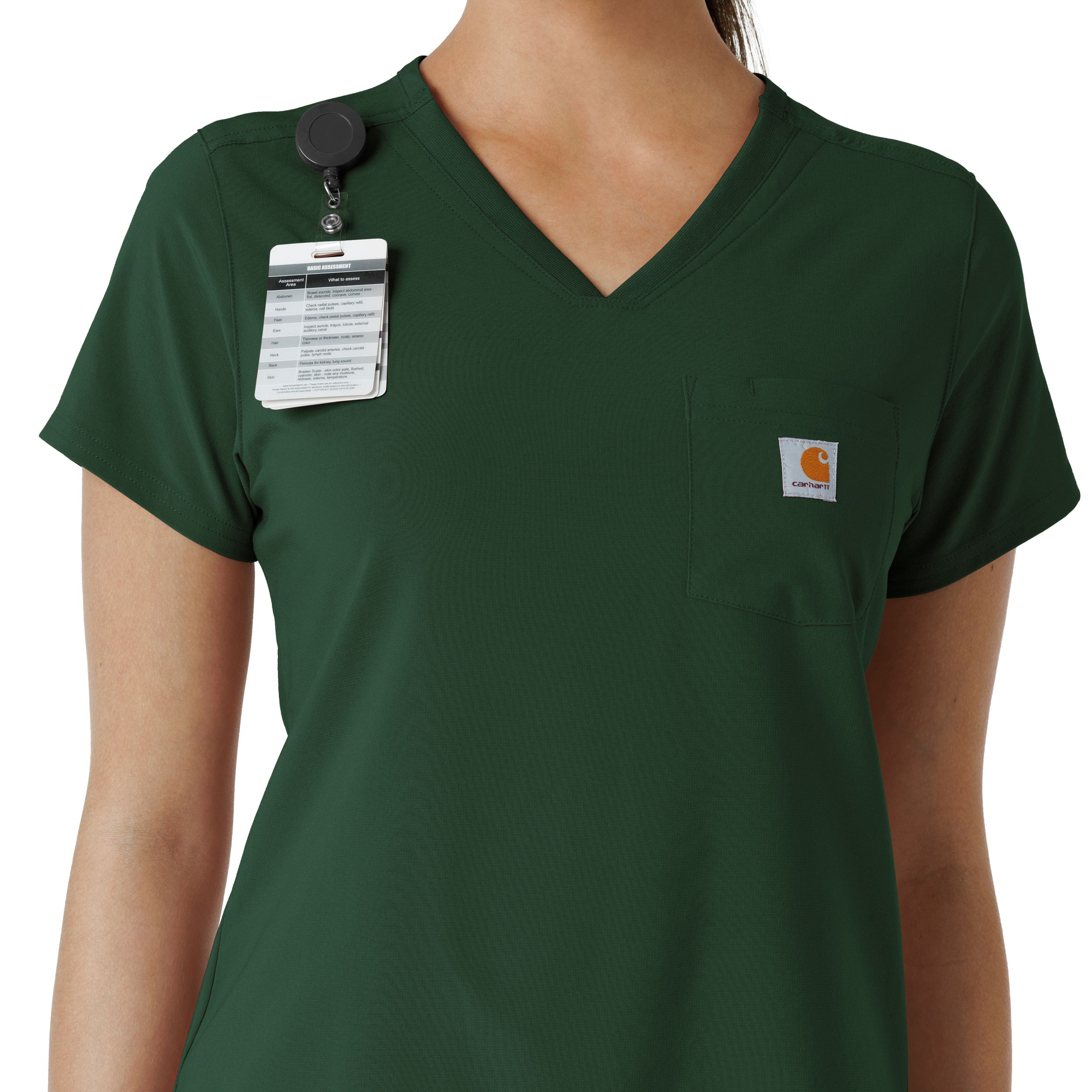 Carhartt Women's Cross Flex Tuck-In Scrub Top