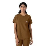 Carhartt Women's Cross Flex Sweatshirt Scrub Top
