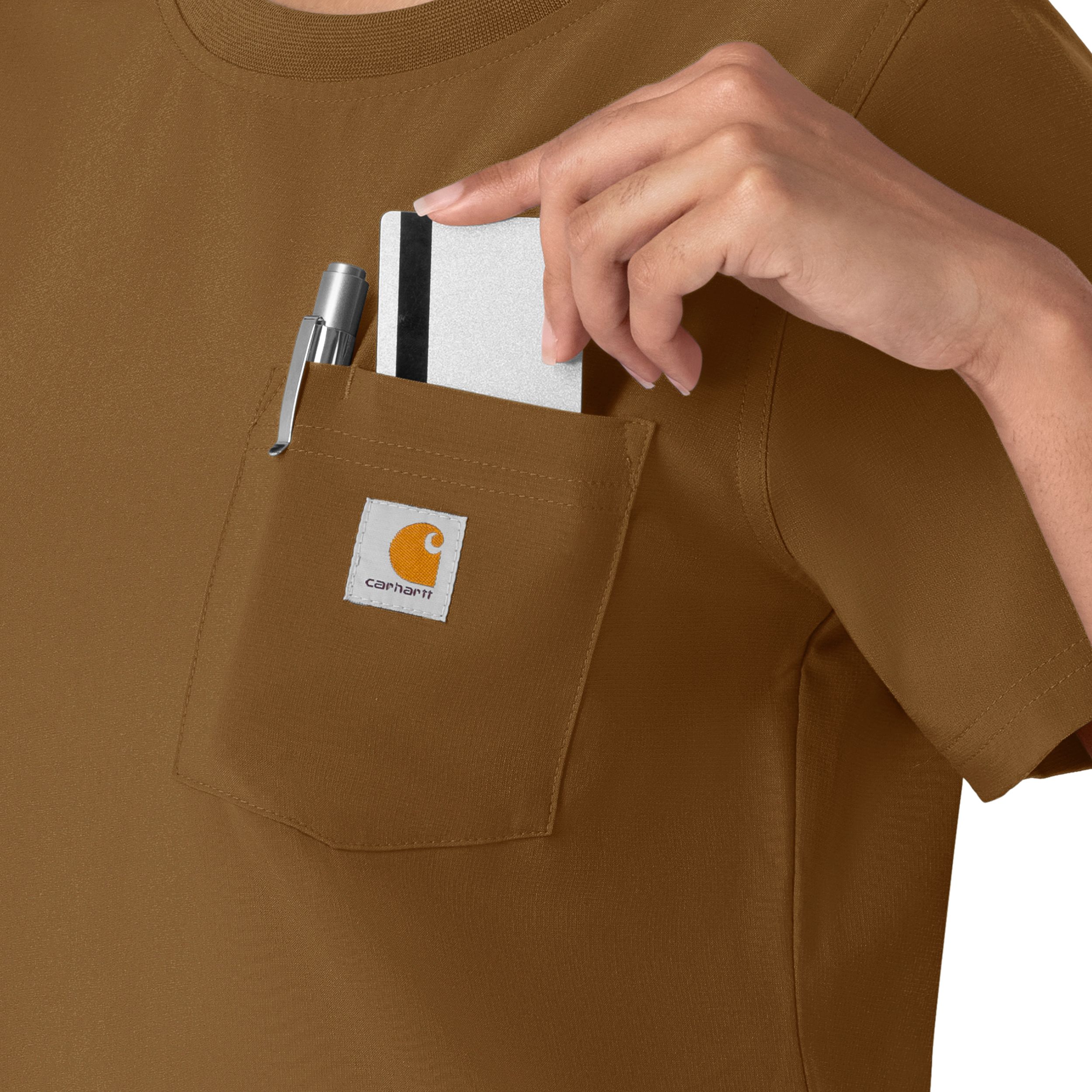 Carhartt Women's Cross Flex Sweatshirt Scrub Top