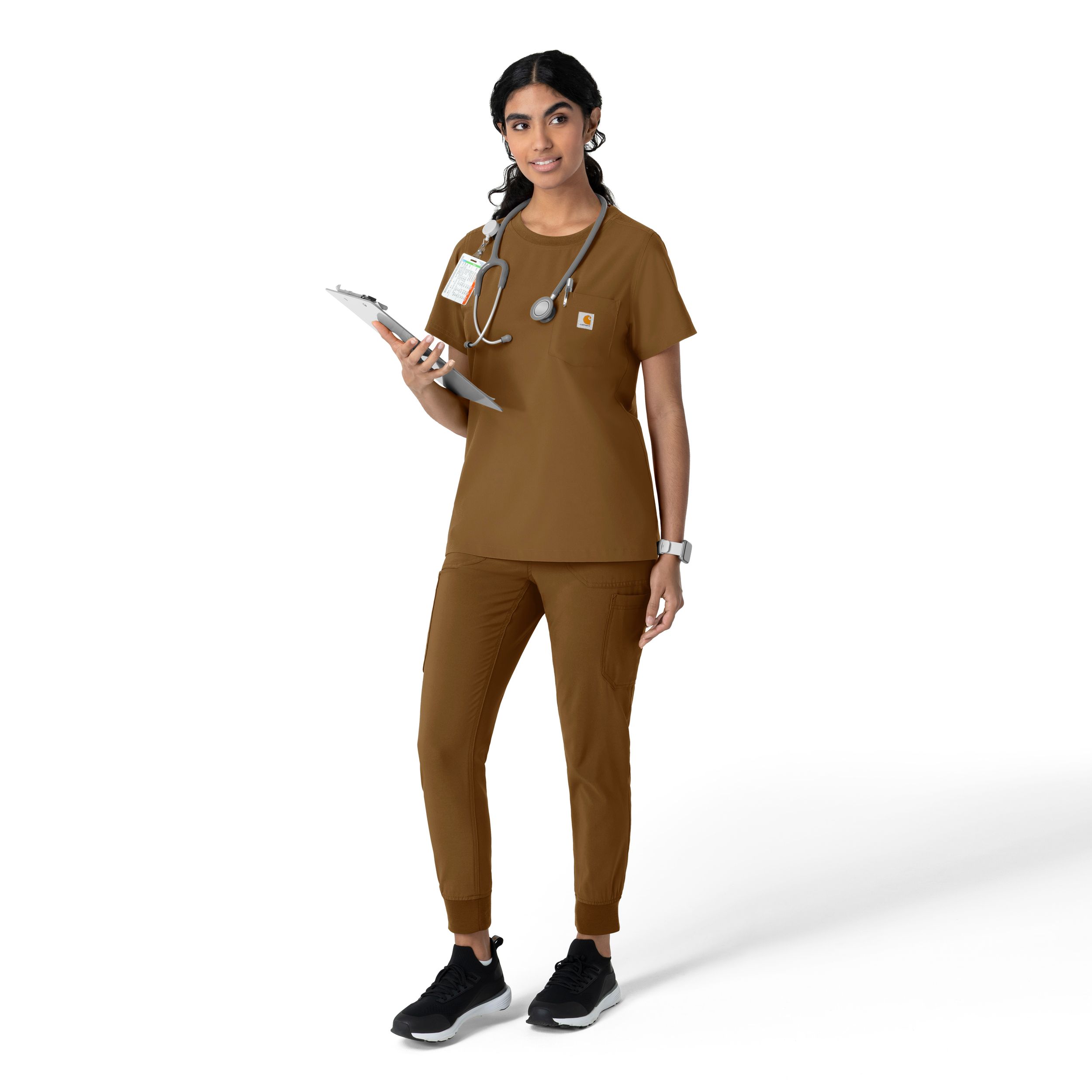 Carhartt Women's Cross Flex Sweatshirt Scrub Top
