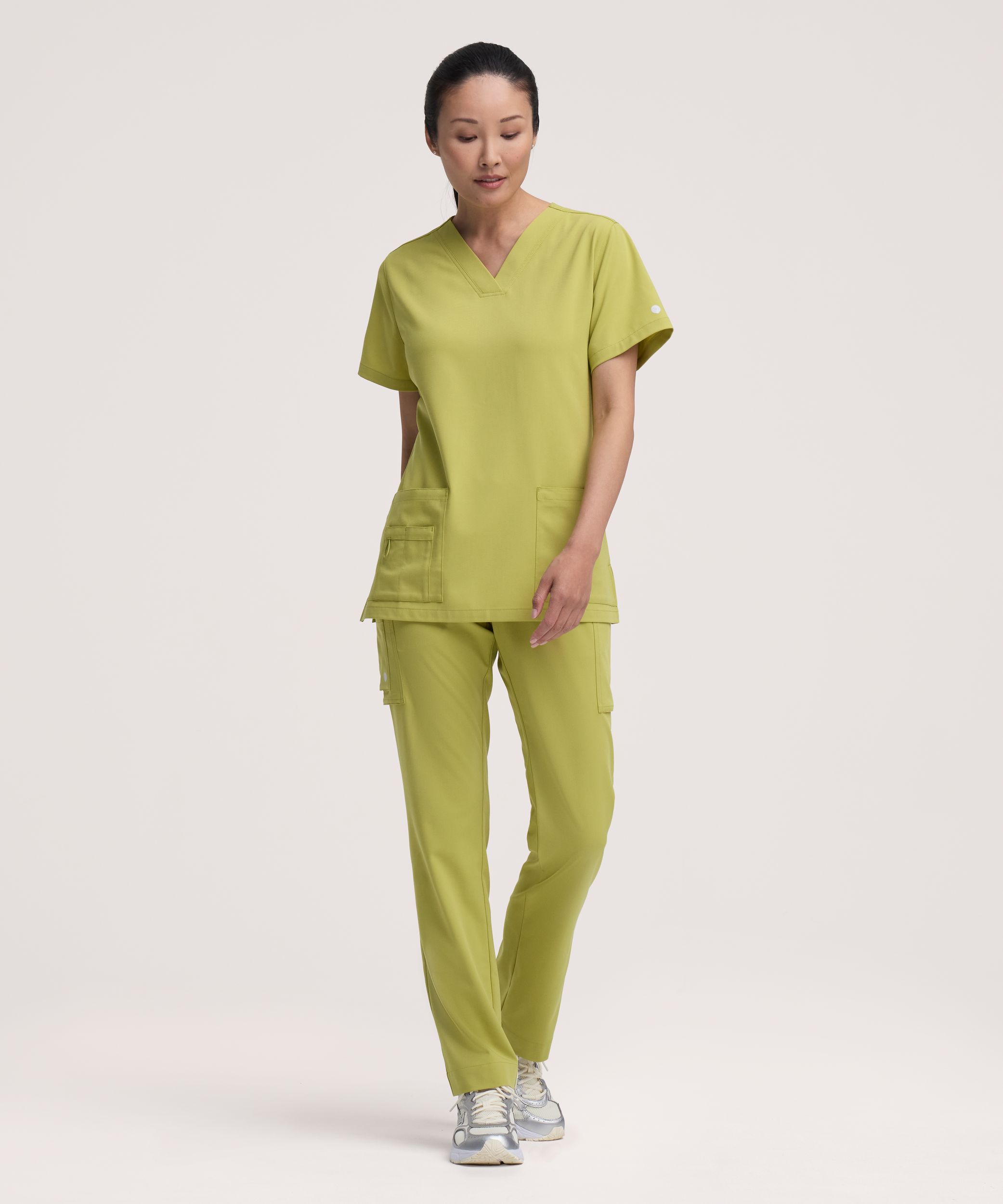 Haut d’uniforme médical à encolure en V pour femmes, Health Pro
