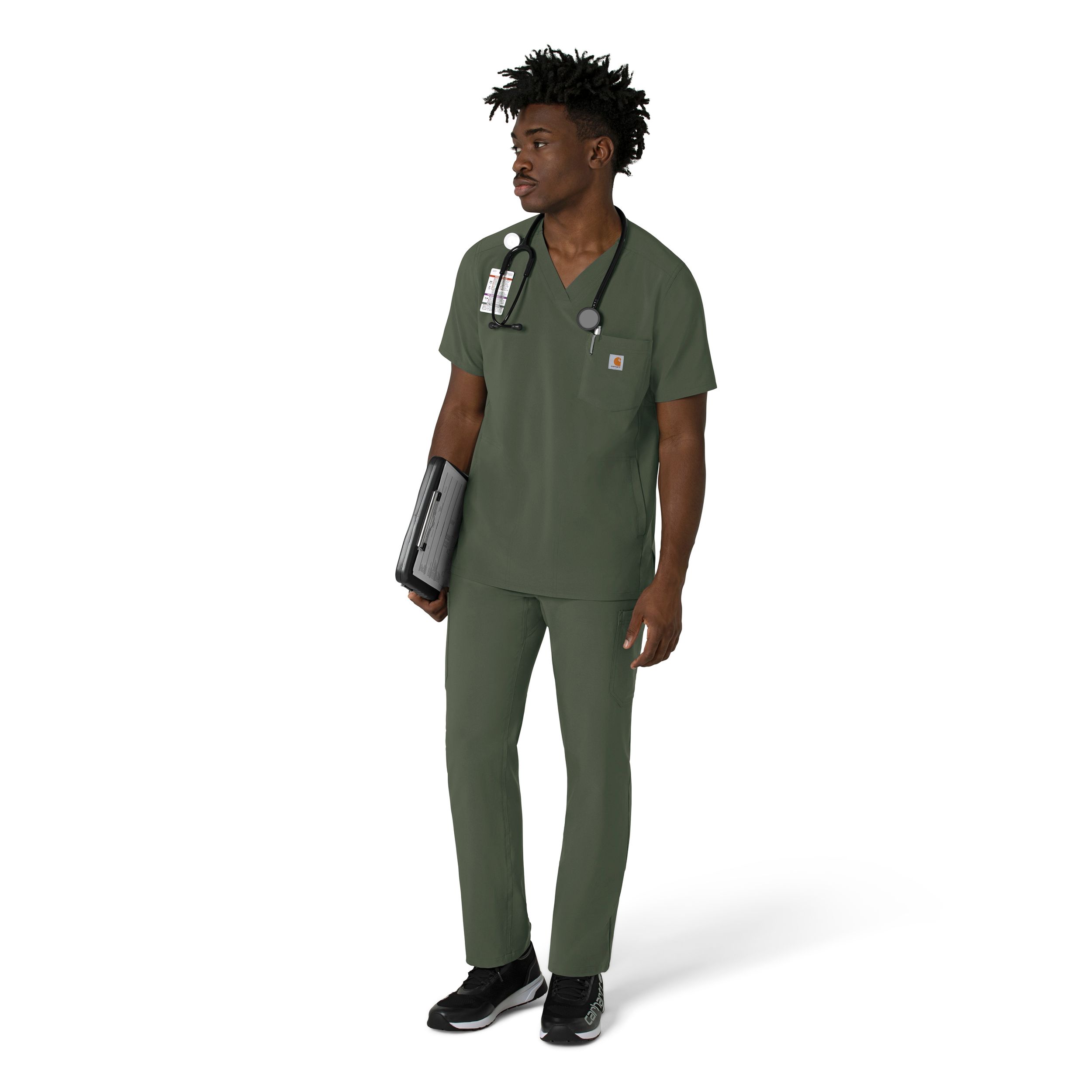 Carhartt Men's Cross Flex V-Neck Scrub Top