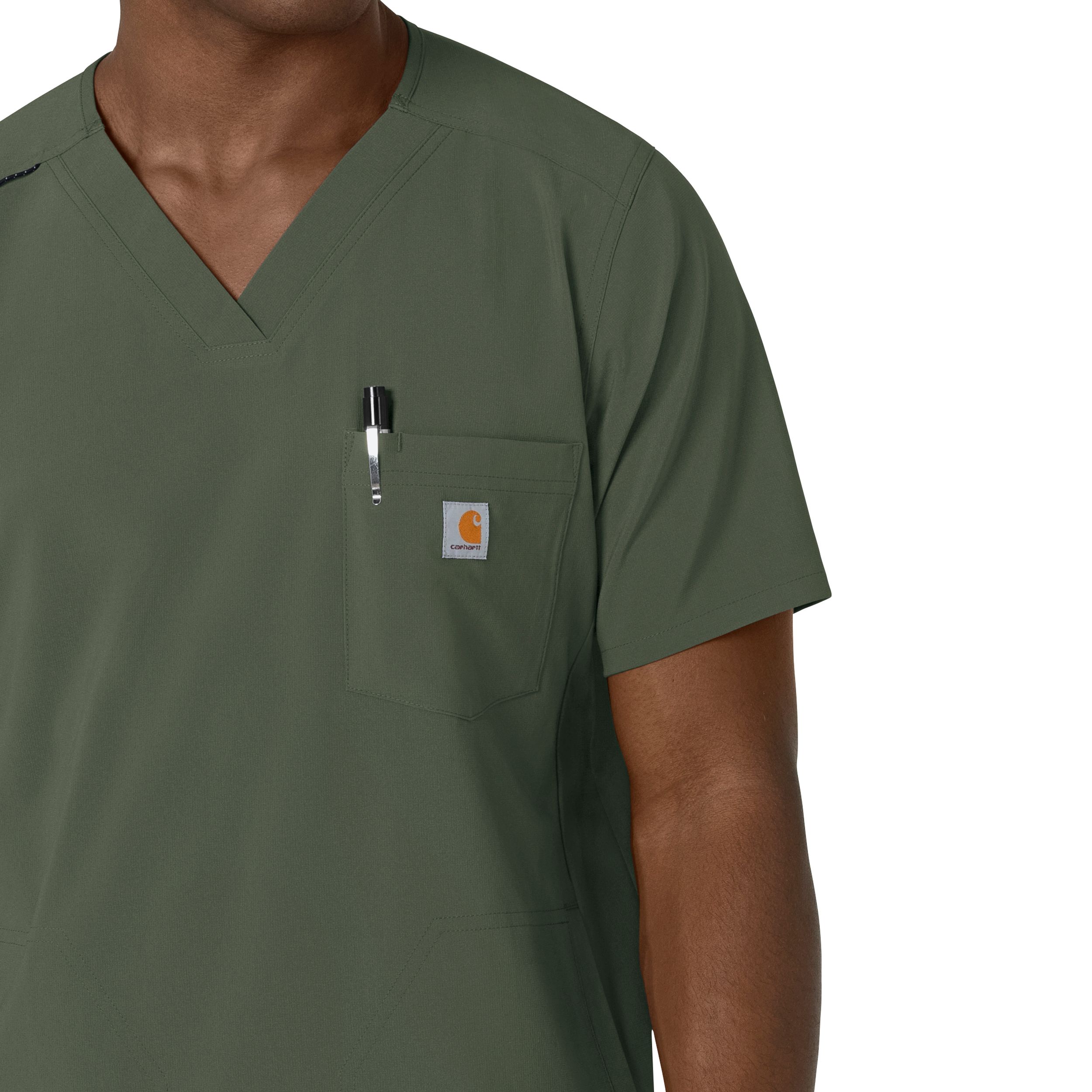 Carhartt Men's Cross Flex V-Neck Scrub Top