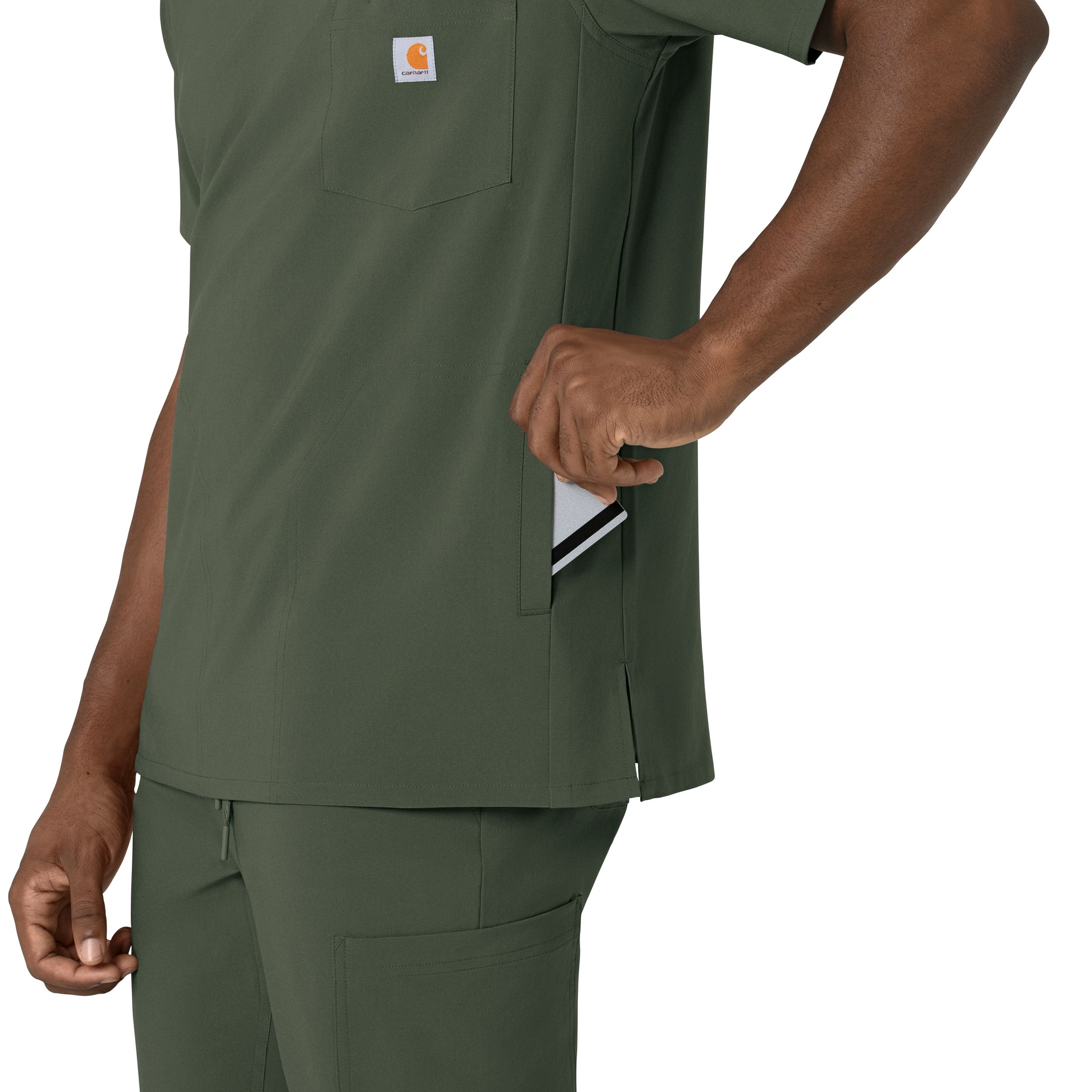 Carhartt Men's Cross Flex V-Neck Scrub Top