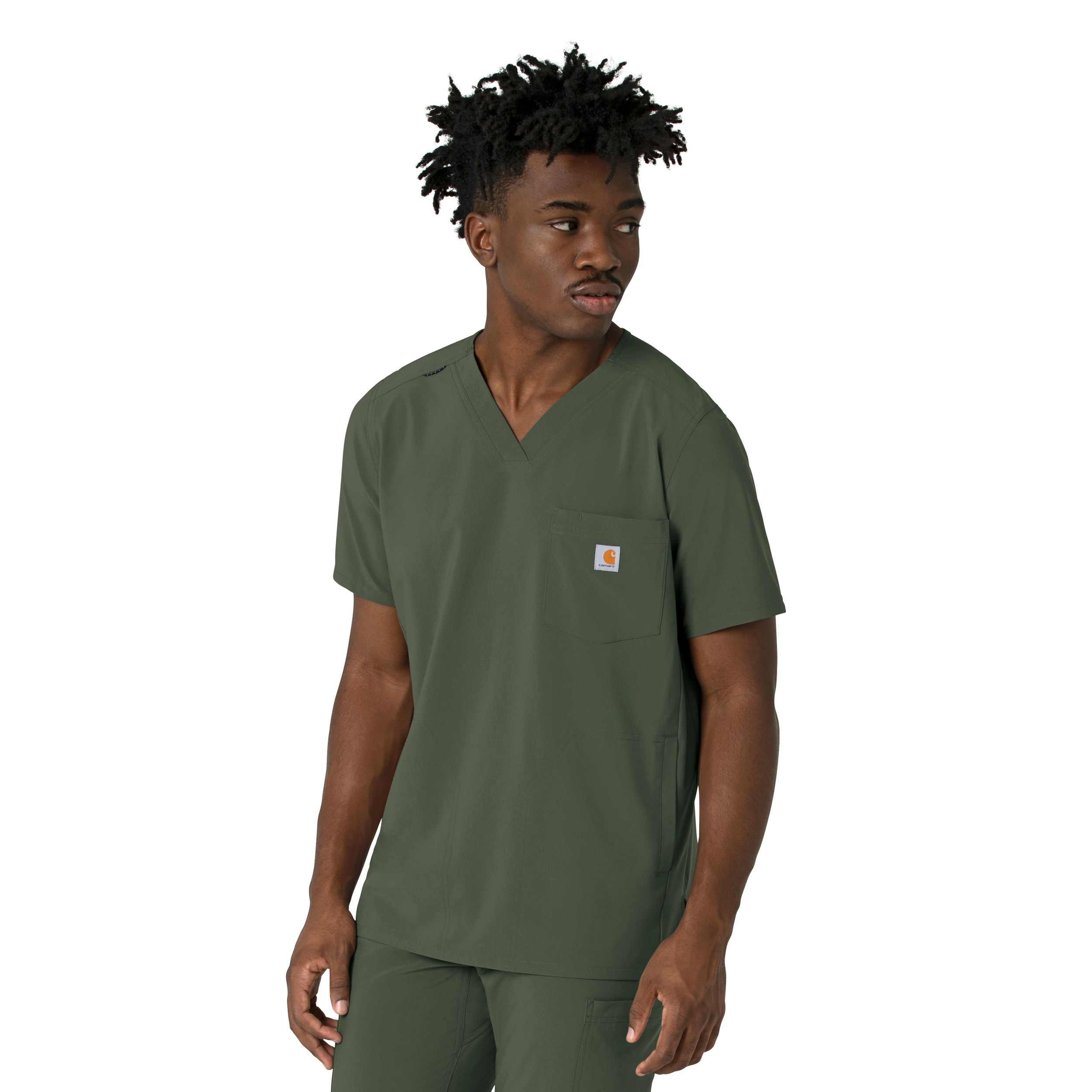 Carhartt Men's Cross Flex V-Neck Scrub Top