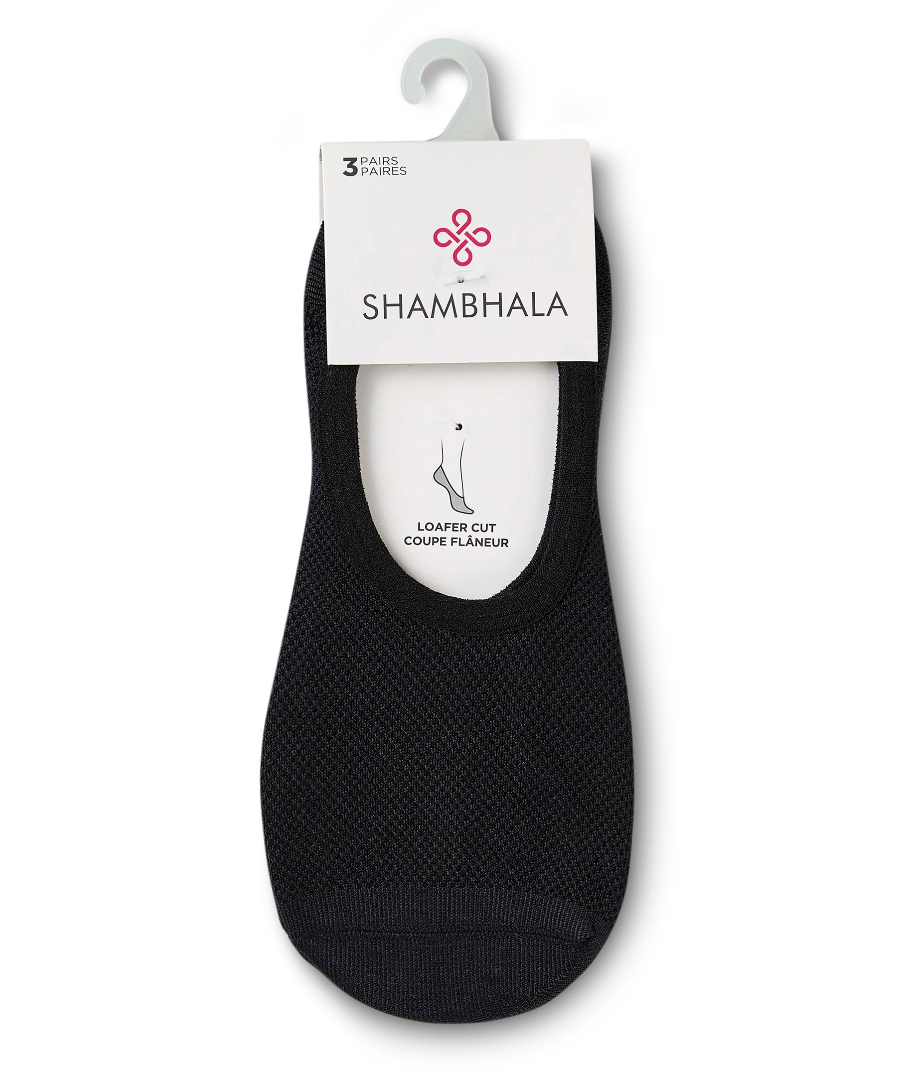 Shambhala Women's 3-Pack Sport Mesh Liner Socks