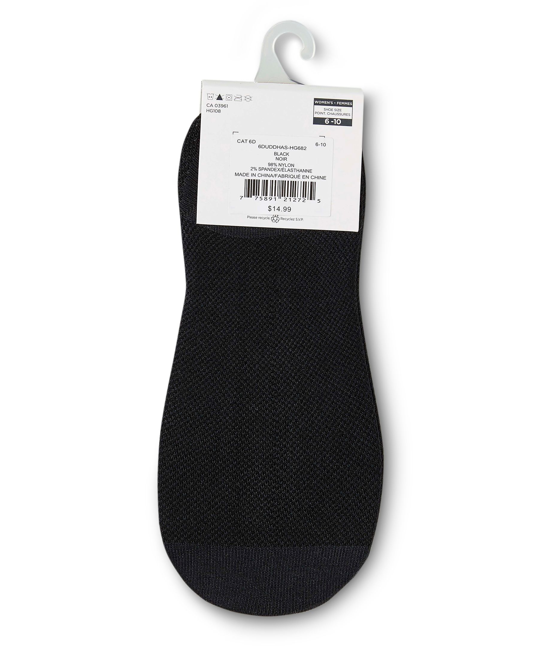 Shambhala Women's 3-Pack Sport Mesh Liner Socks