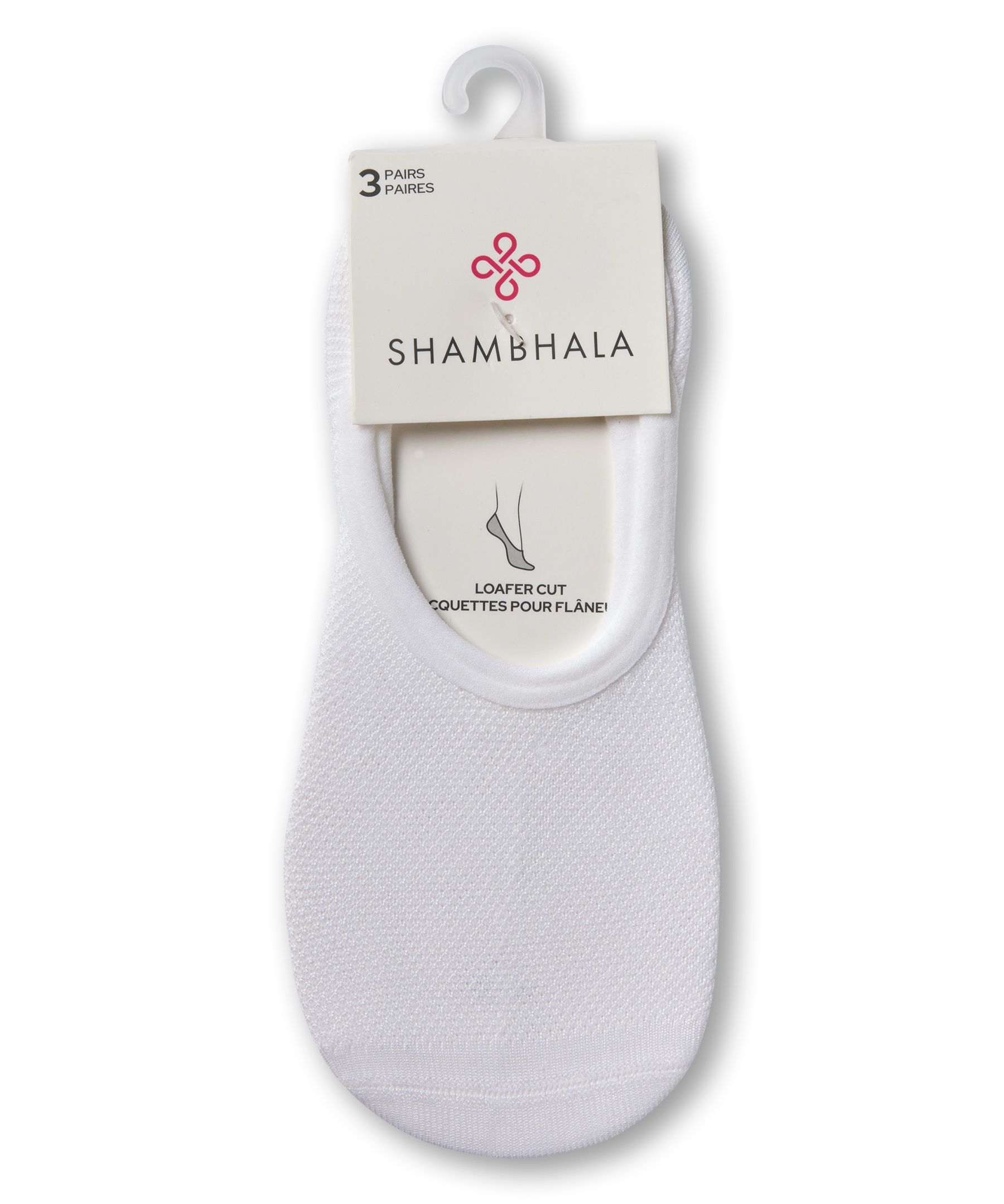 Chaussettes doublures sport Shambhala en filet, pour femmes, paquet de 3&nbsp;paires