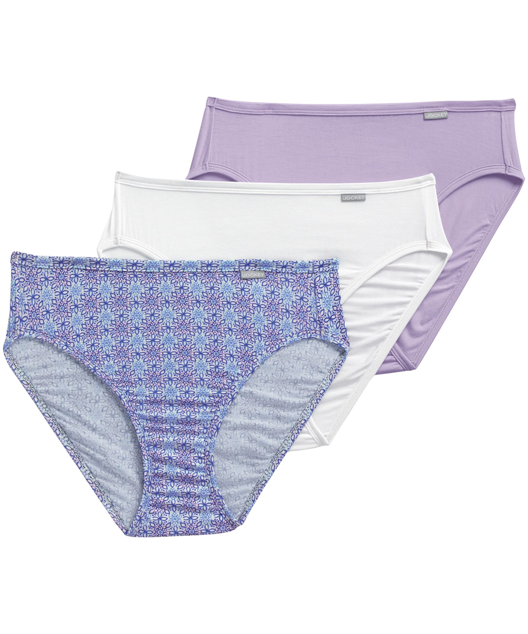 Jockey® Women's 3 Pack Elance Supersoft Underwear French Cut Panties
