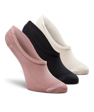 Chaussettes doublures sport Shambhala en filet, pour femmes, paquet de 3 paires