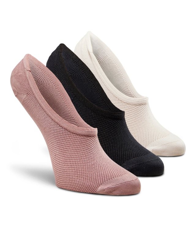 Shambhala Women's 3-Pack Sport Mesh Liner Socks