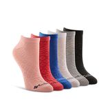 Chaussettes invisibles en filet à motif pour femmes, Columbia, paquet de 6 paires Front_Three_Fourths_Angled_Right